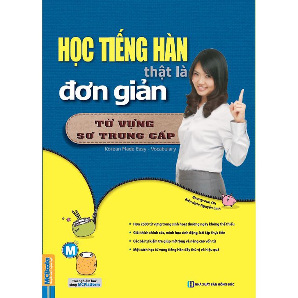 Sách - Học Tiếng Hàn Thật Là Đơn Giản - Từ Vựng Trình Độ Sơ Trung Cấp