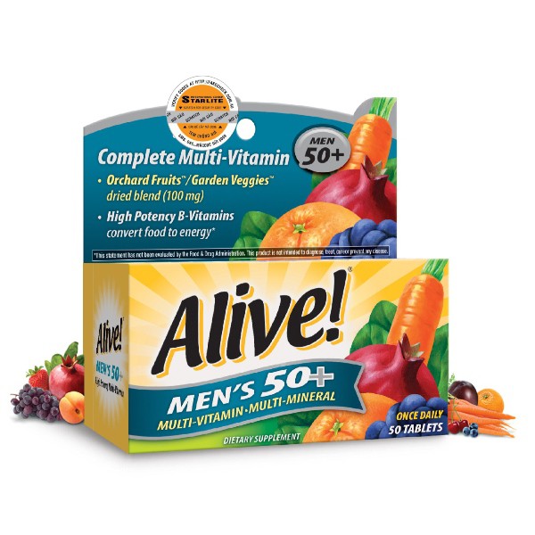 Vitamin tổng hợp nam giới trên 50 tuổi Nature's Way Alive Men 50+, 50 viên | BigBuy360 - bigbuy360.vn