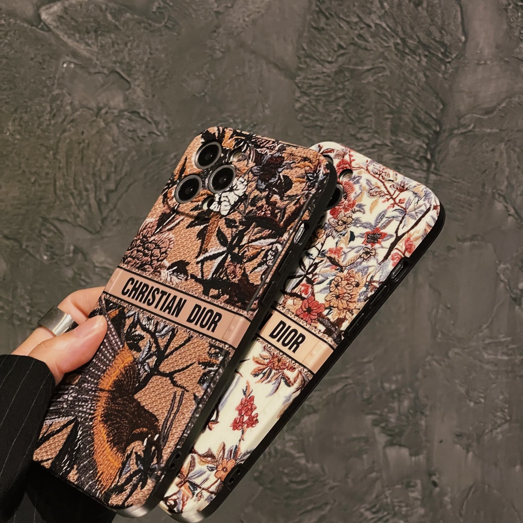 Ốp điện thoại DIOR thích hợp cho iphone 13 Pro Max i13 13pro 11ProMax i11 X XR Xs Max 7 plus 8 plus 12Pro 12 Pro Max