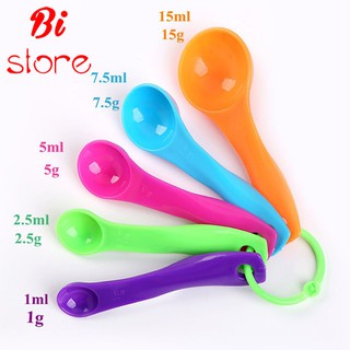 Bộ 5 thìa đong định lượng ăn dặm cho bé