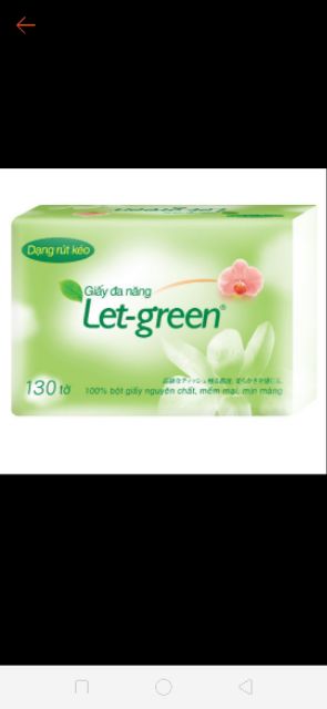 Combo 36 gói giấy lettgreen 130tờ