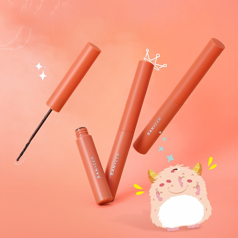 [Hàng mới về] Mascara đầu cọ nhỏ siêu mảnh trang điểm lâu trôi nhanh khô không nhòe chống nước