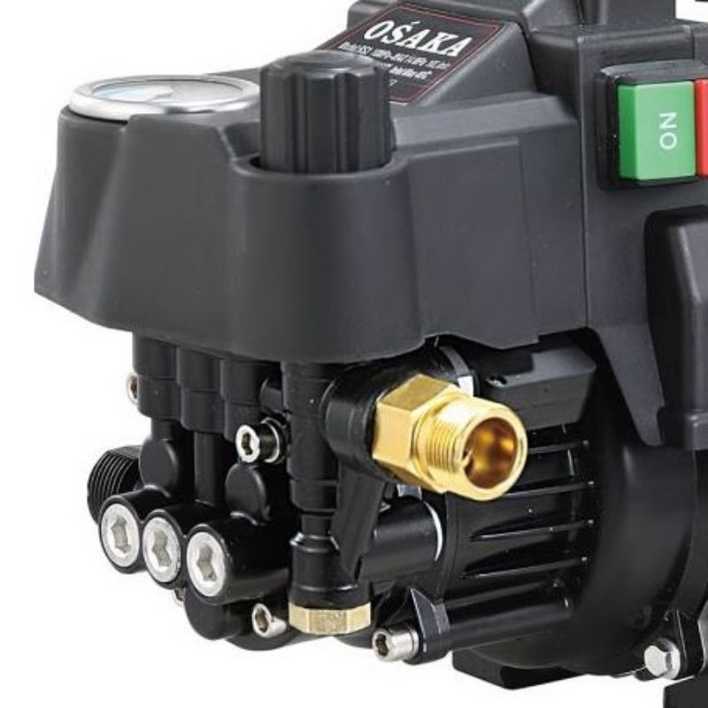 Bộ đầu bơm máy rửa xe mini có chỉnh áp, Đầu bơm máy rửa xe gia đình, Máy xịt rửa xe