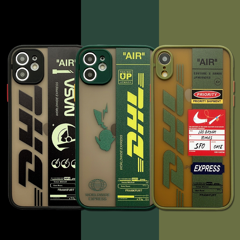 Ốp điện thoại mềm DHL màu tương phản cho iPhone 11 Pro MAX i7 i8 plus XR XS MAX