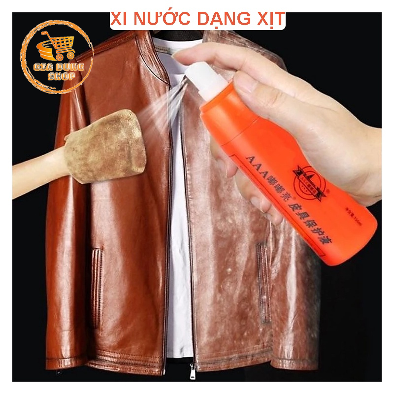 Xi Nước Dạng Xịt Làm Bóng Da, Dưỡng da, Lau Sạch Mốc, Xi Dưỡng Đồ Da Cao Cấp, Giày, Túi Xách, Ghế Sofa.