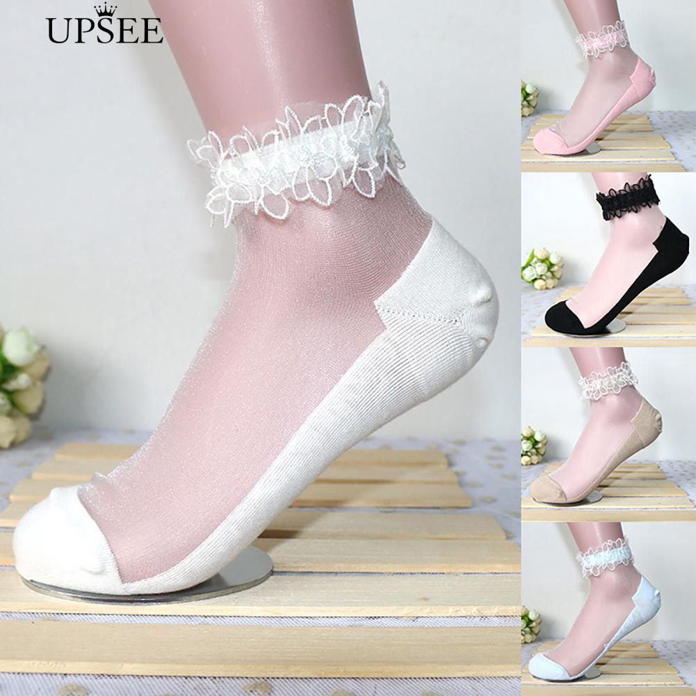 Vớ ren trong suốt siêu mỏng đẹp cho nữ