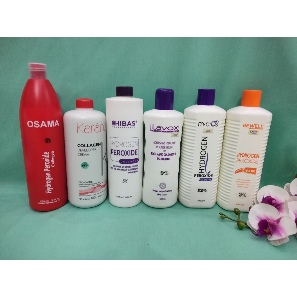 Oxy trợ nhuộm 1000ml Osama, Karanz, Lavox, Chibas, Rewell, Mpros - Trường Thọ, TĐ