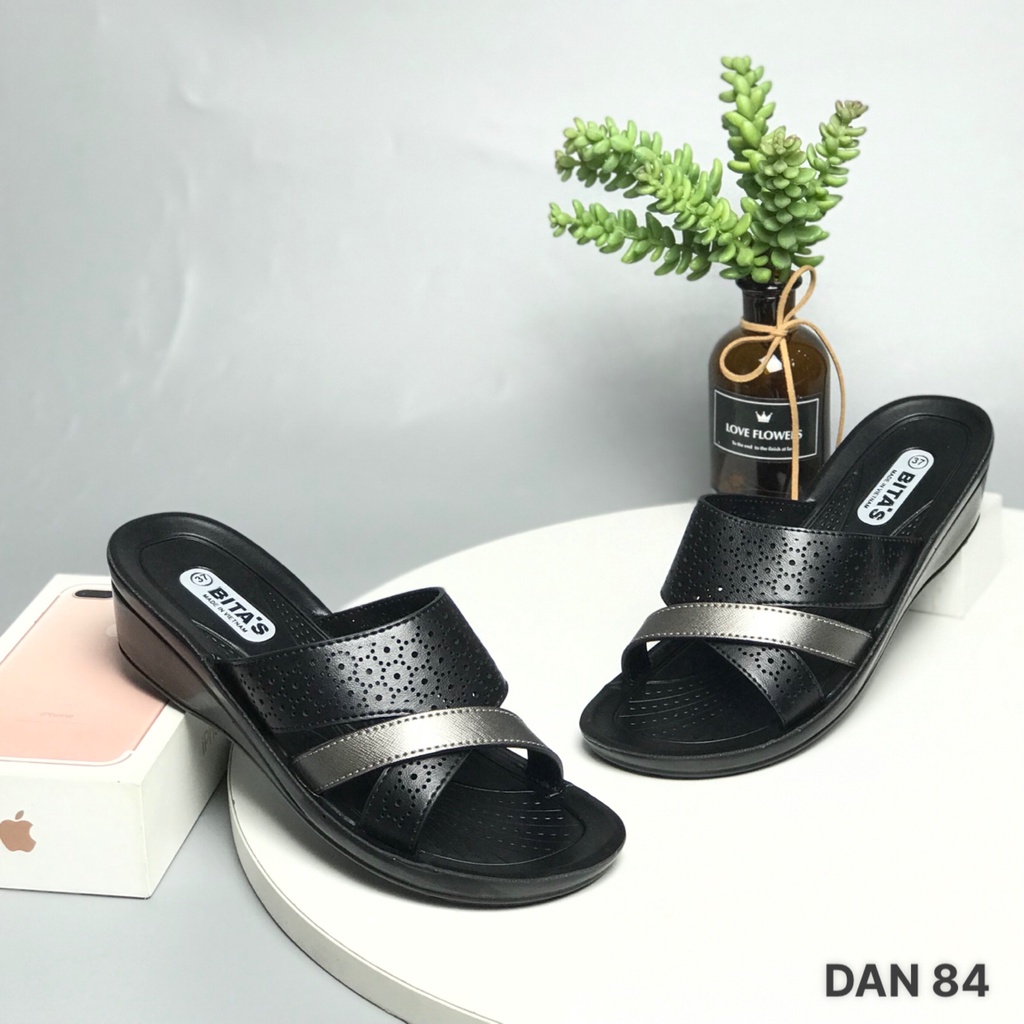 Dép lê nữ BITAS ❤️FREESHIP❤️ Dép lê bà già quai dây phối 2 màu đế siêu nhẹ DAN84