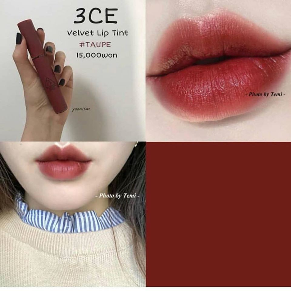 Son kem 3CE Velvet Lip Tint