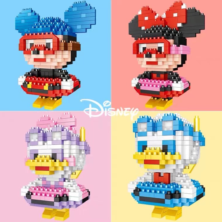 ❤️ HÀNG CÓ SẴN TRONG KHO 100% ❤️Khối xây dựng Bộ Đồ Chơi Lắp Ráp DIY Hình Búp Bê Hoạt Hình Dành Cho Bé Trai Và Bé Gái đồ chơi trẻ em quà Họa Tiết Hoạt Hình