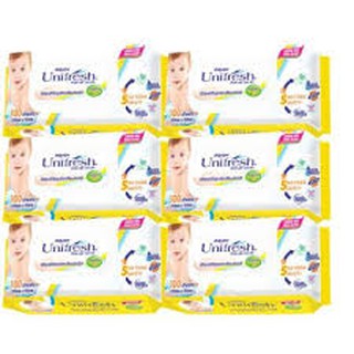 Combo 10 gói khăn ướt unifresh vitamin e 80 tờ