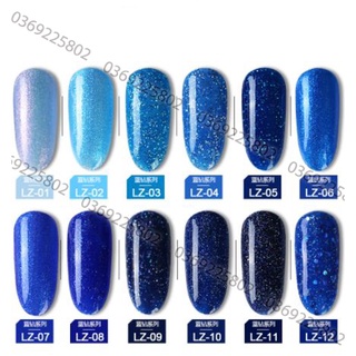 Sơn gel nhũ chính hãng AS dòng xanh dương mã LZ