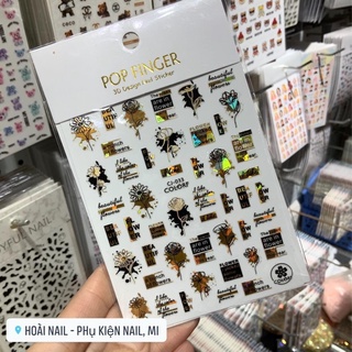 Sticker mới - Phụ kiện Nail