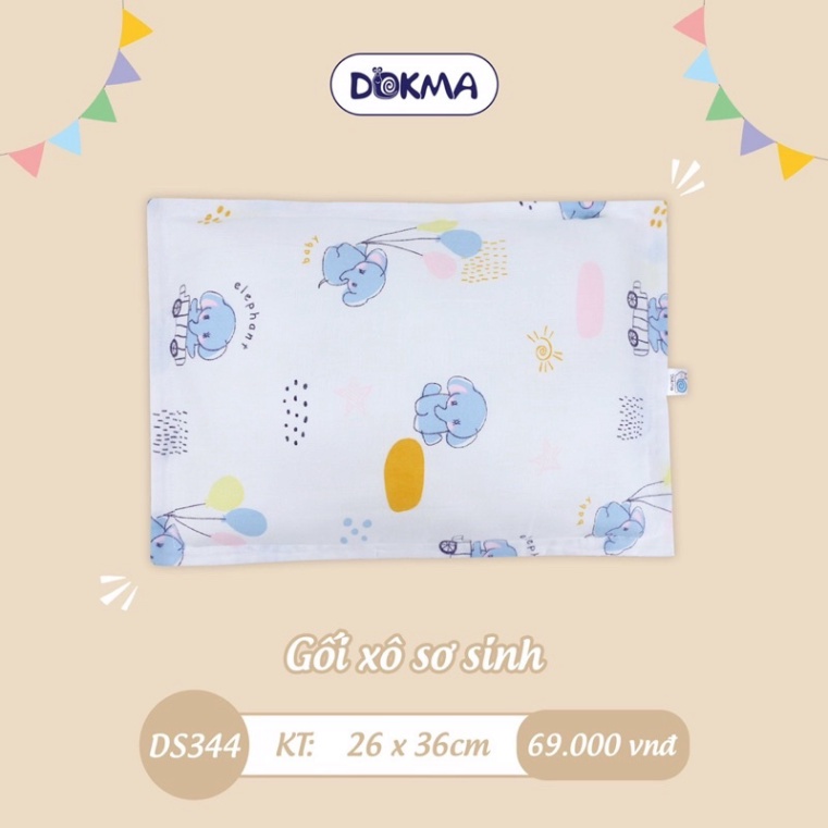 DS344 Gối xô sơ sinh Dokma DS344 (26x36cm)