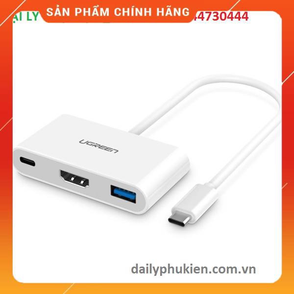 Cáp chuyển USB Type C sang USB 3.0 và HDMI Ugreen 30377 dailyphukien