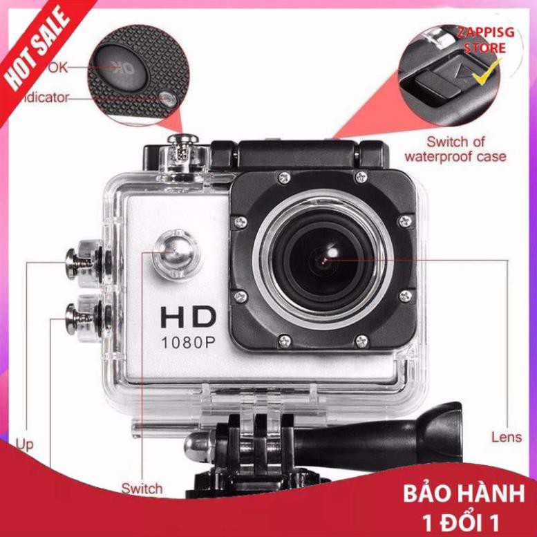 Camera Hành Trình Phượt Waterproof Sports Cam 1080 Full HD Chống Nước  - Bảo hành 1 - 1