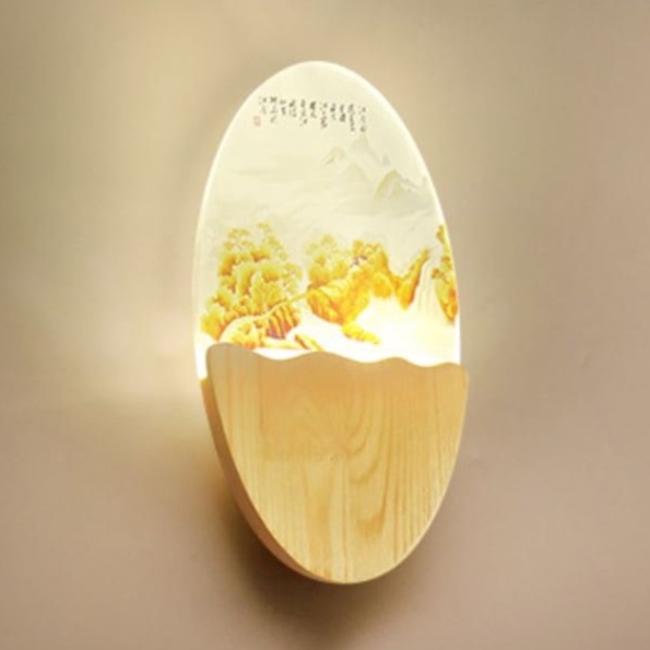 Đèn tường MONSKY Led trang trí cao cấp (Hoa lan tím)