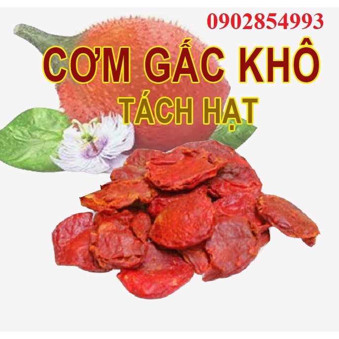 túi 200g Cơm gấc sấy khô không hạt