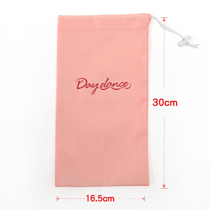 Black/Pink Ballet Pointe Shoes Bags Satin Dance Slippers Bags Pink Accessory for Girls Women