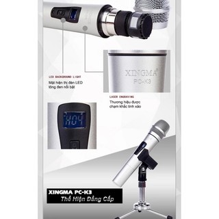 Mic hát karaoke không dây XINGMA PC-K3