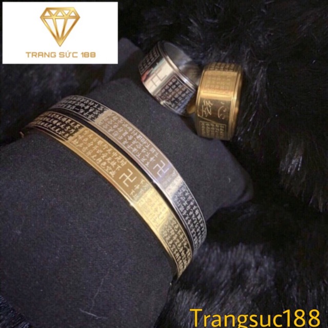 Vòng tay titan khắc bát nhã tâm kinh