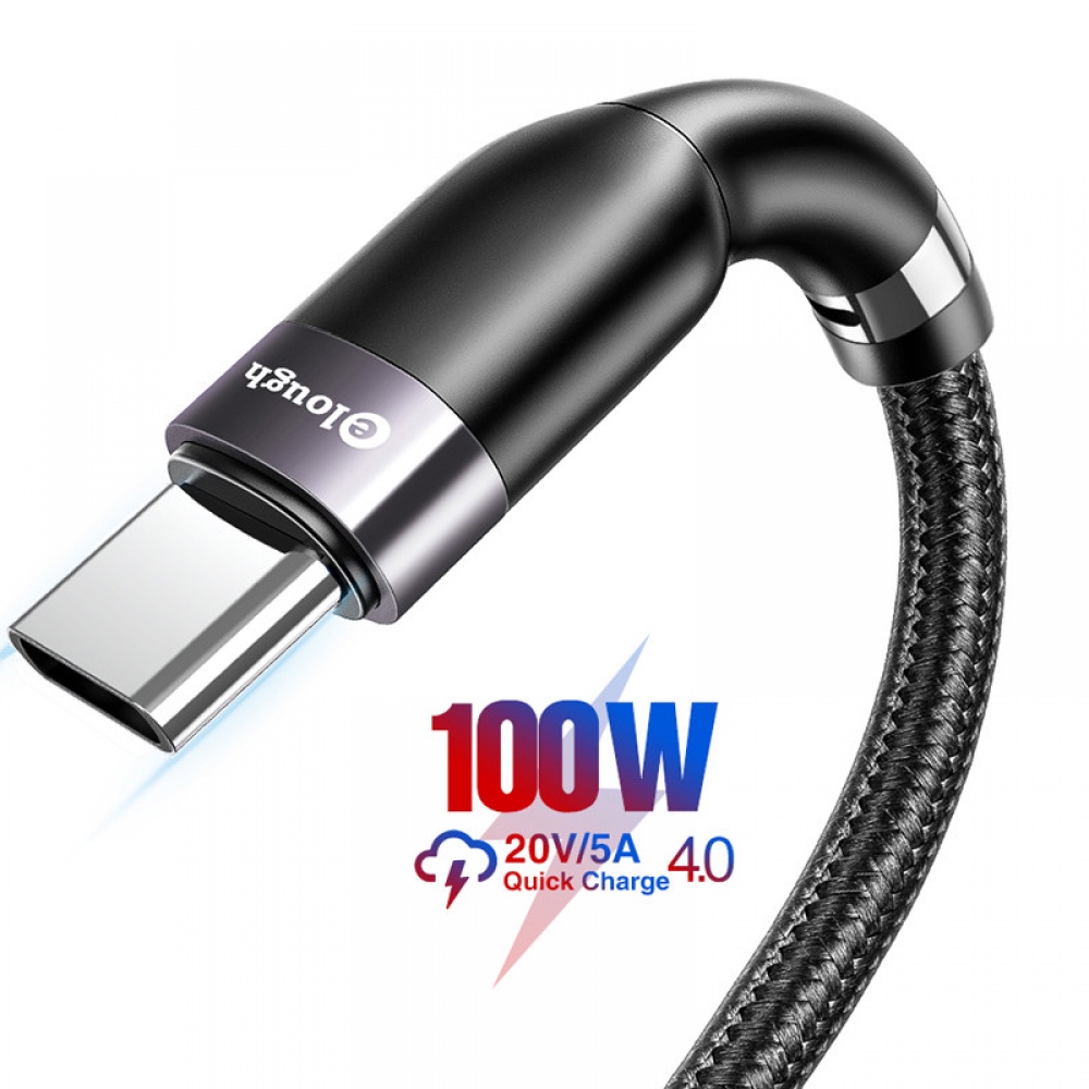 Dây Cáp Sạc Nhanh 100W USB C Sang USB Type C QC 4.0 PD 5A Dành Cho Huawei Samsung