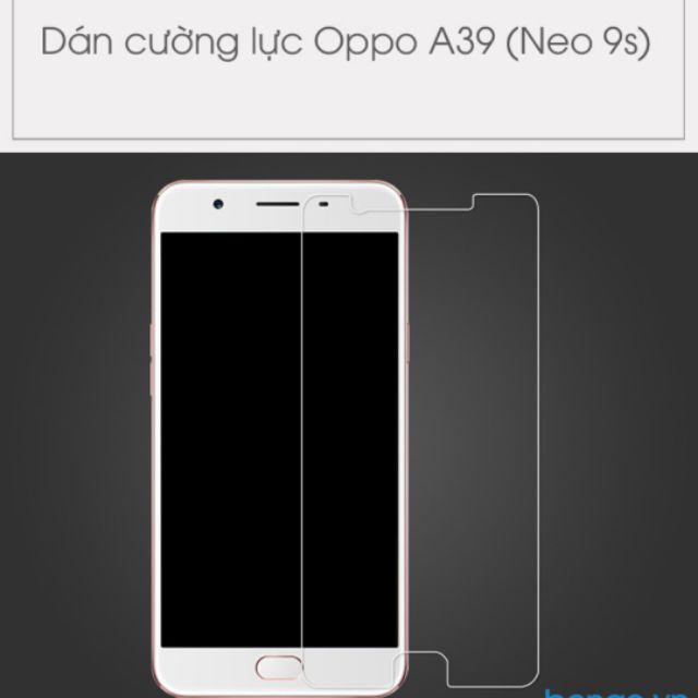 Bộ 3 tấm dán kính cường lực OPPO A39/ Neo 9S - Trong suốt