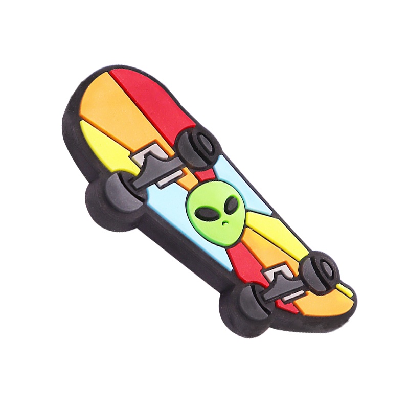 Jibbitz Phụ Kiện Trang Trí Giày Trượt Ván Hoạt Hình Thời Trang Jibbitz crocs