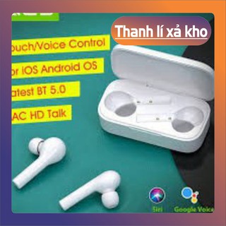 ĐỐT KHO Tai nghe Bluetooth QCY T5 trắng + Túi đựng tai nghe QCY XẢ HÀNG
