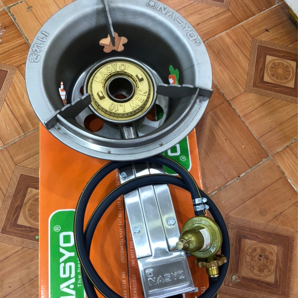 Combo bếp gas công nghiệp inox NASYO L10 SI.