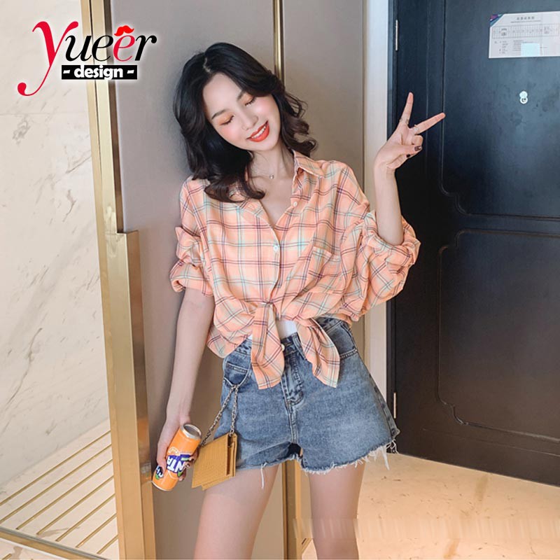 Áo sơ mi tay dài kẻ sọc ca rô size S-XL | BigBuy360 - bigbuy360.vn