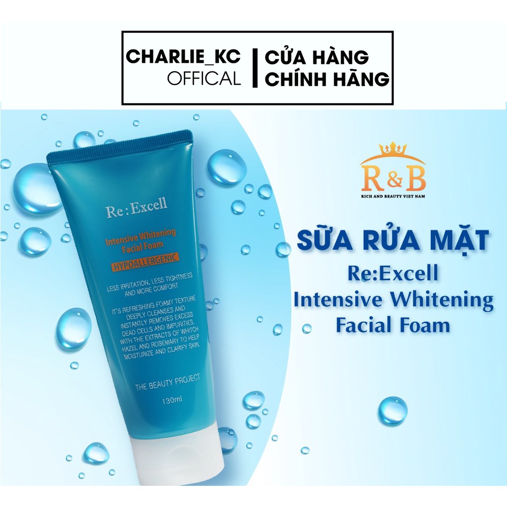 Sữa Rửa Mặt Intensive Whitening Facial Foam