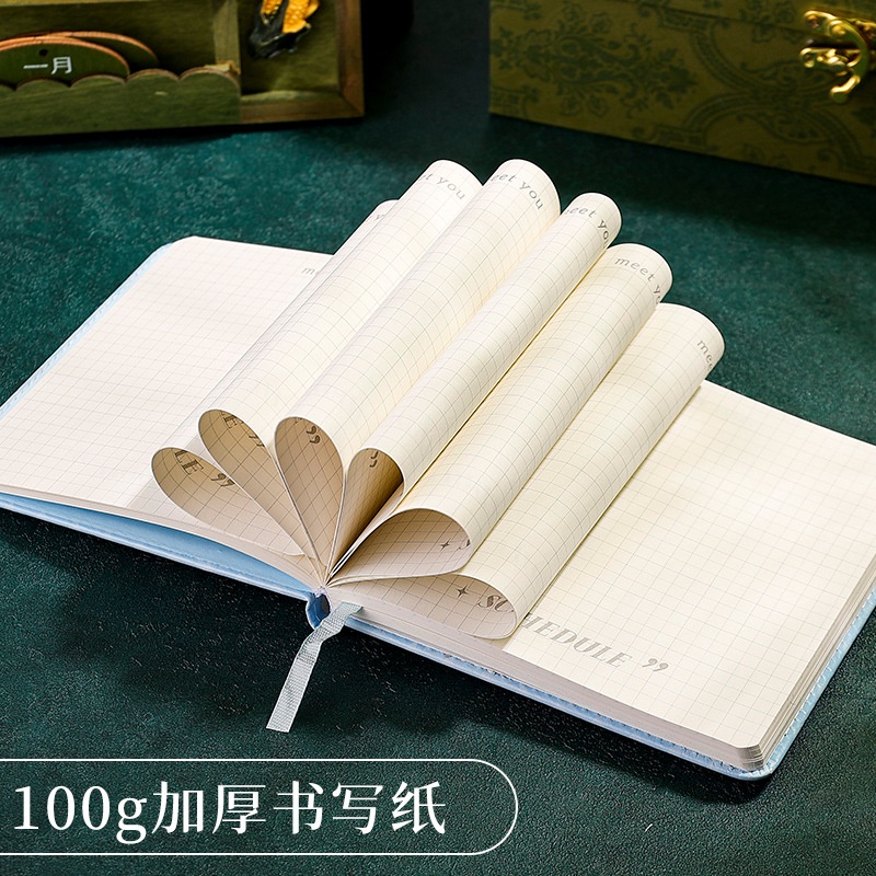 Cuốn sổ tay INFEEL.ME hình vuông họa tiết tranh sơn dầu tùy chọn dễ thương dành cho h