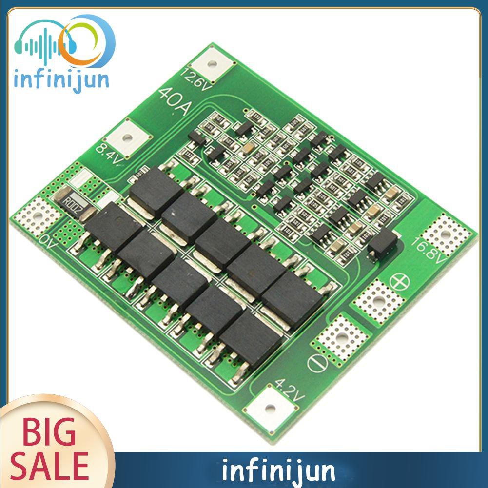Bảng mạch bảo vệ Pin Li-On 4s 16.8v 40a