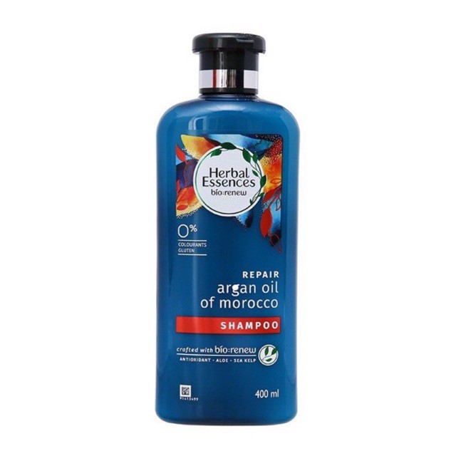 Dầu Gội Phục Hồi Hư Tổn Herbal Essences Repair Argan Oil of Morocco Shampoo Chiết Xuất Tinh Dầu Argan 400ml