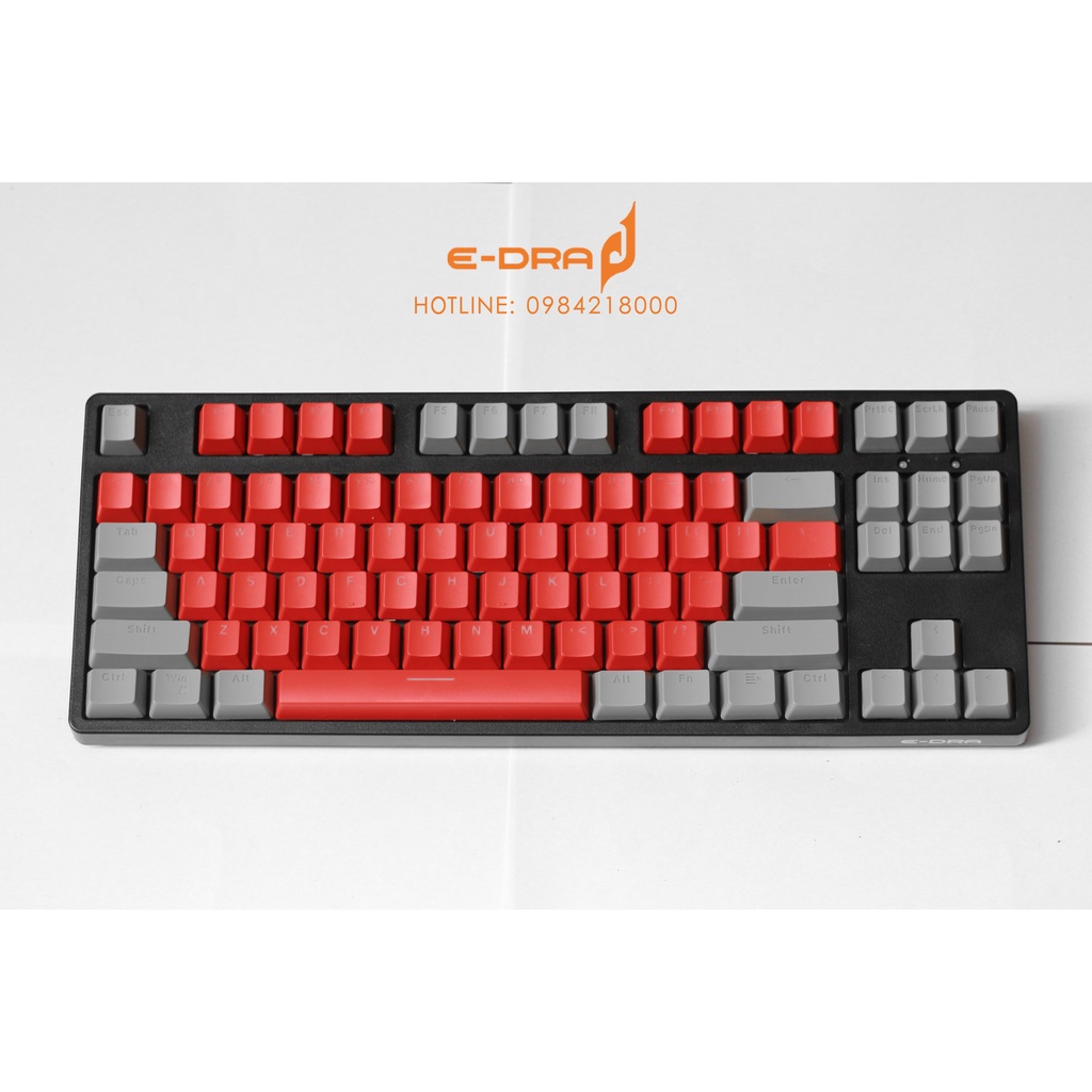 Bàn phím cơ Gaming Edra EK387 Led Rainbown E-DRA  - Chính hãng BH 24 tháng