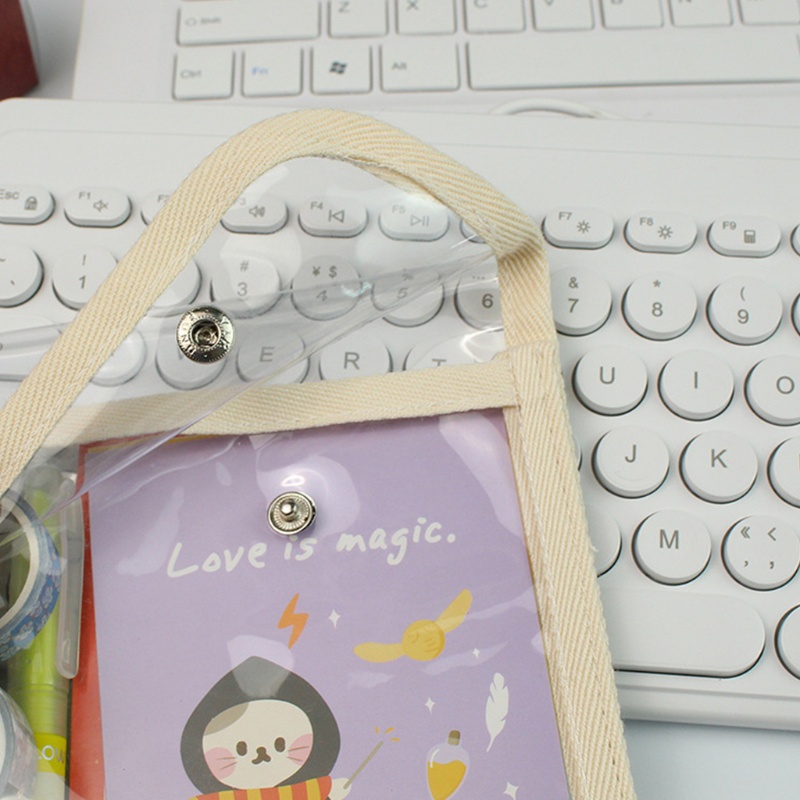 Túi Đựng Bút Trong Suốt Chống Thấm Nước Di Động Tiện Dụng Mang Theo Du Lịch