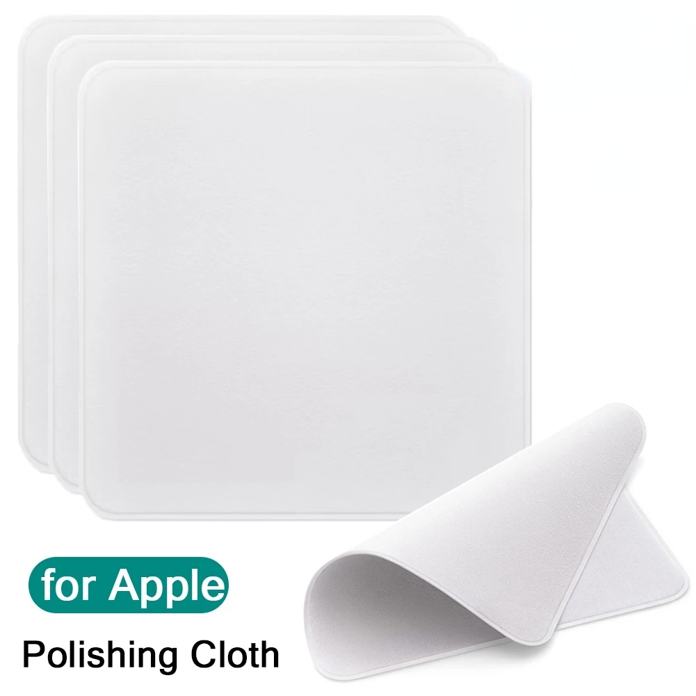 1 Khăn Lau Đánh Bóng Bằng Sợi Micro Mềm Mại Có Thể Giặt Sạch Dùng Cho Màn Hình / Camera / Điện Thoại Apple