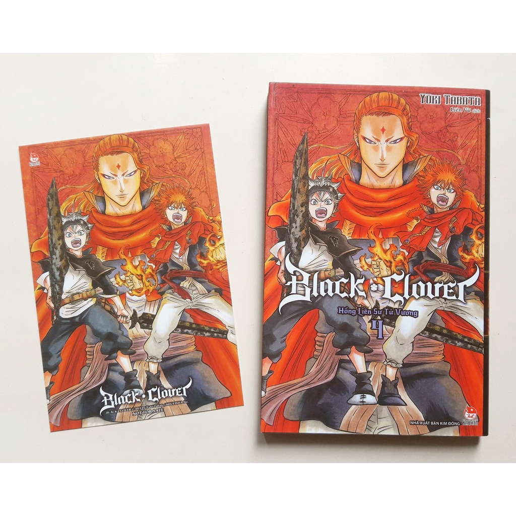 Black Clover 4 kèm postcard