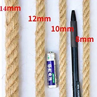 1 mét dây thừng gai trang trí nhà cửa, dây đay, cói handmade, decor - DIY Size 8mm; 10mm; 12mm; 14mm