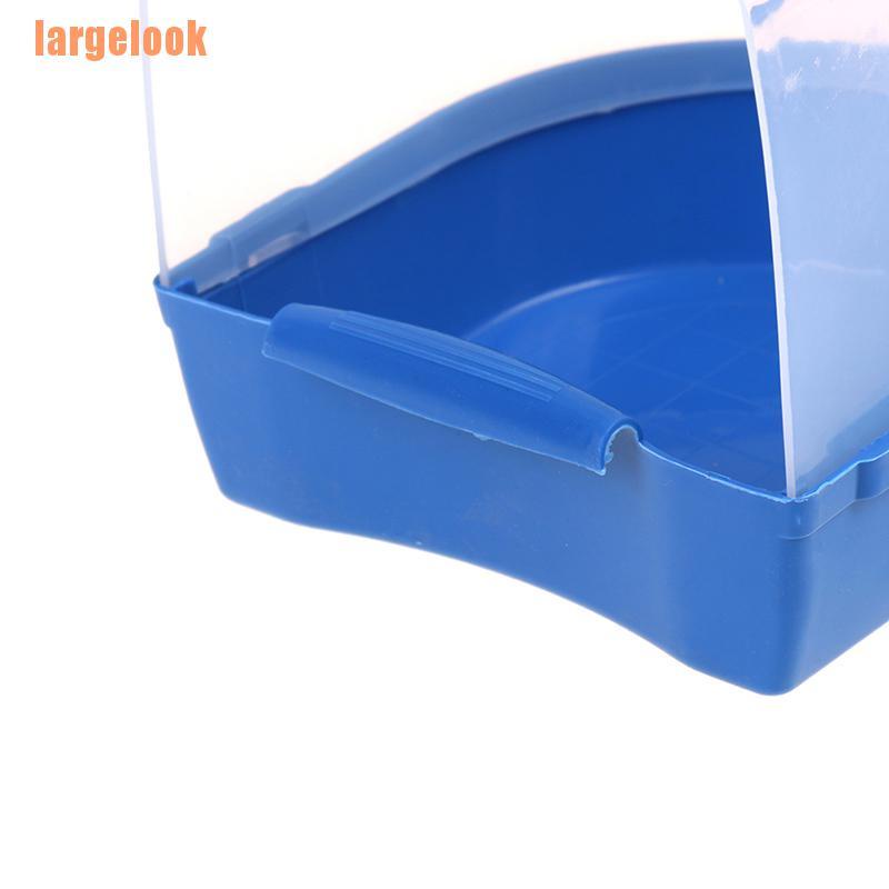 Bồn Tắm Cho Chim Chất Liệu Nhựa PVC Treo Lồng Chim Vẹt Tiện Lợi