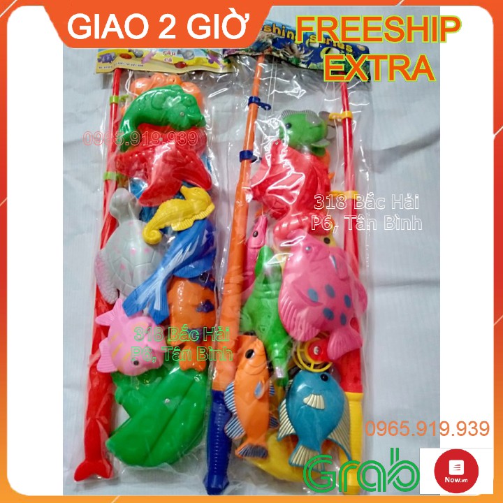 ⭐️ ĐỒ CHƠI VUI NHỘN - BỘ CẦN CÂU CÁ CHO BÉ [LOẠI LỚN] - HÀNG VIỆT NAM - 👉FREESHIP👈