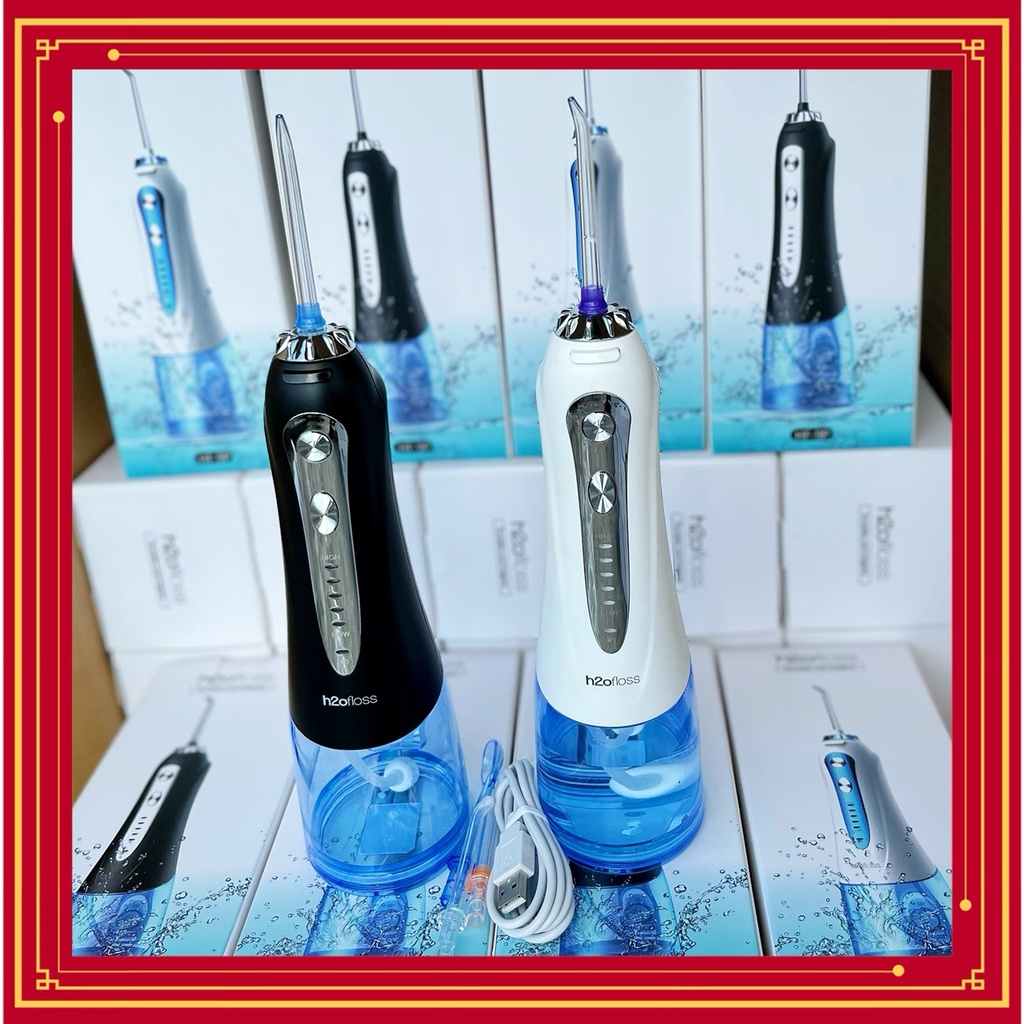 Máy tăm nước H2ofloss HF-9P,Dụng cụ vệ sinh răng miệng