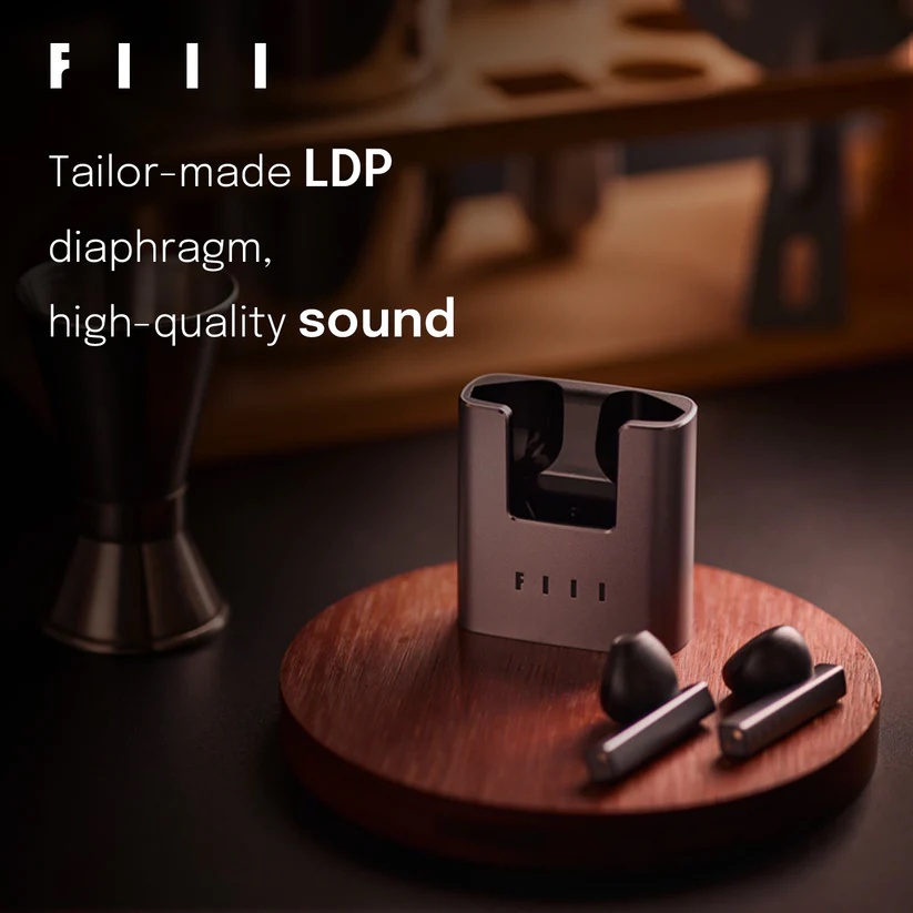 Tai nghe true wireless FIIL CC Nano earbuds | Micro kép ENC chống ồn | intelliGo AI | FIIL APP BT 5.2 | BH 12 Tháng