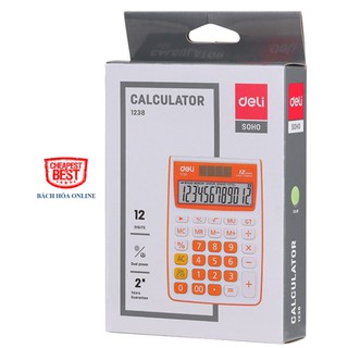Máy tính Deli 1238 Calculator 12-Digit