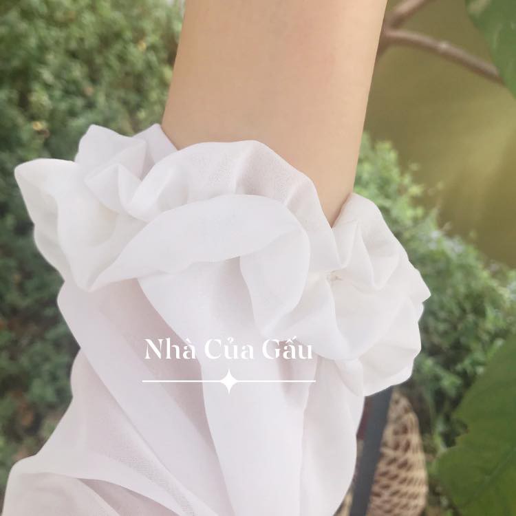 Áo khoác kimono voan mới, tay nhún cực xinh nha ❤️