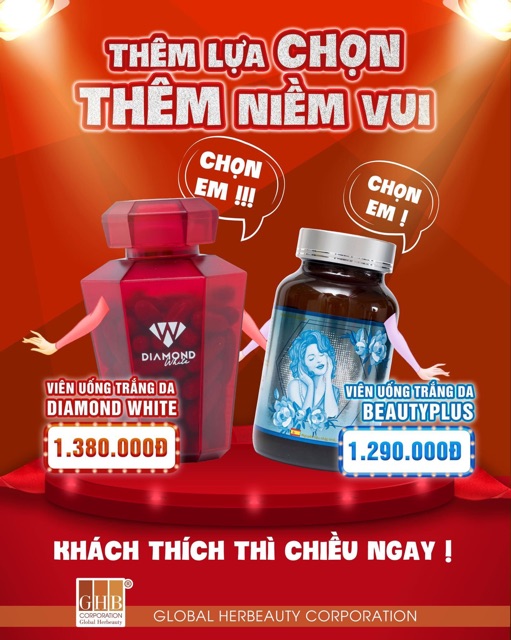 Viên Uống Trắng Da 𝐃𝐢𝐚𝐦𝐨𝐧𝐝 𝐖𝐡𝐢𝐭𝐞 | BigBuy360 - bigbuy360.vn