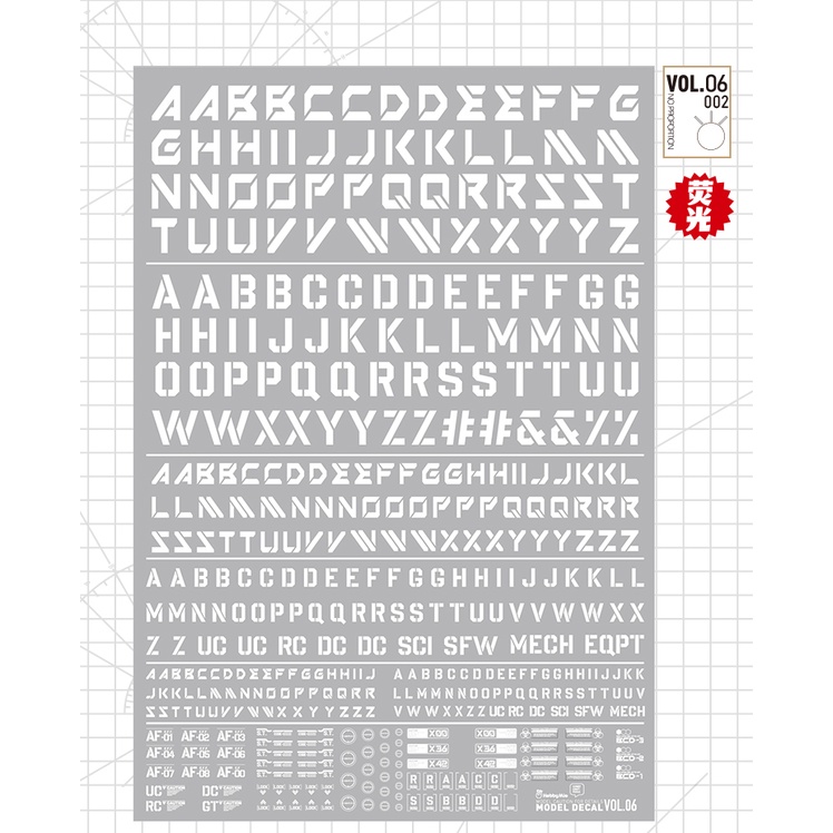 Decal nước Hobby Mio Custom Decal Vol.06