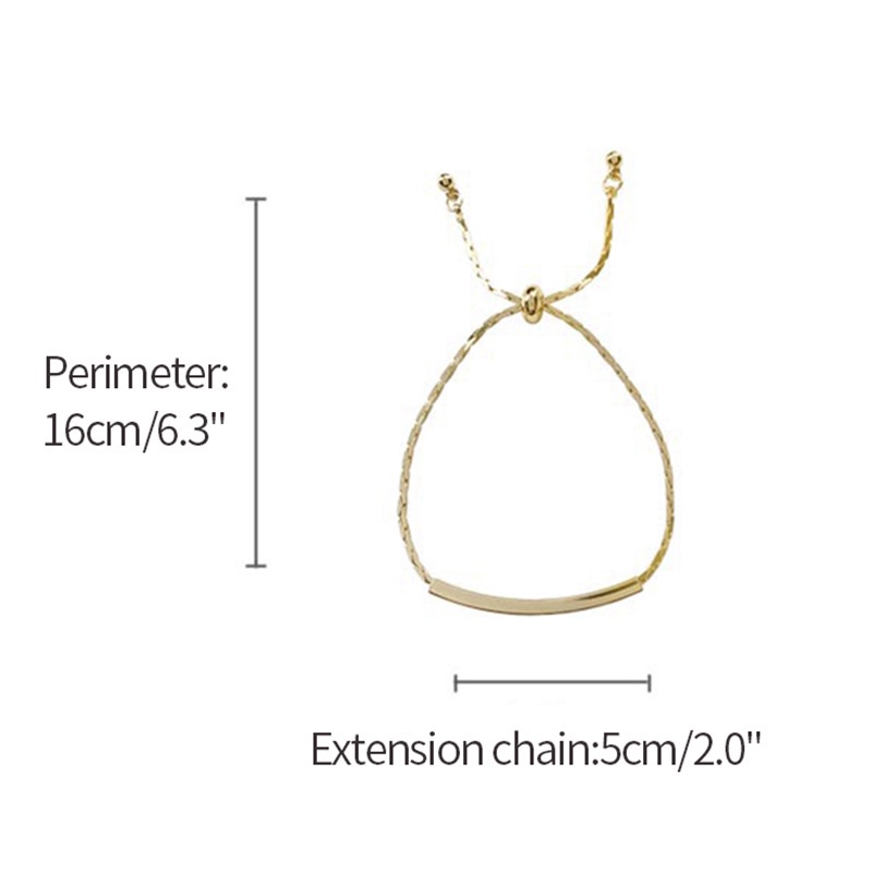 Vòng tay kiểu dáng đơn giản phong cách Hàn Quốc dành cho nữ