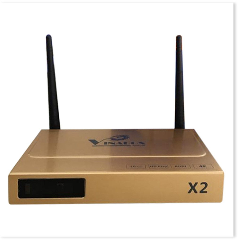Android Tivi Box Vinabox X2 (Vàng) – Hàng Chính Hãng